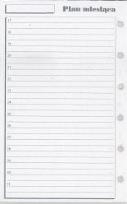 Opakowanie Wkład do organizera K Plan miesiąca ANTRA
