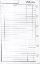 Opakowanie Wkład do organizera K Zakupy ANTRA