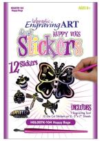 Opakowanie Wydrapywanka naklejki Szczęśliwe robaczki