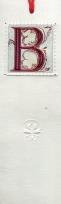 Opakowanie Zakładka do książki z anagramem B