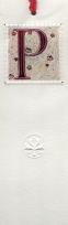 Opakowanie Zakładka do książki z anagramem P