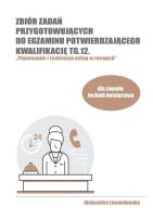 Okładka książki Zbiór zadań przyg. do egz. potwierdzającego TG.12.