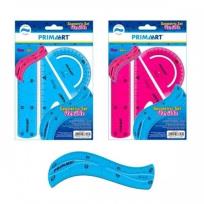 Opakowanie Zestaw geometryczny elastyczny 15cm 3el PRIMA ART