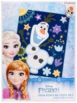 Opakowanie Zestaw kreatywny z pomponami Frozen