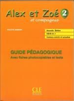 Okładka książki Alex et Zoe 2 przewodnik metodyczny Nowa edycja