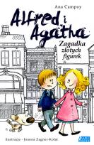 Okładka książki Alfred i Agatha. Zagadka złotych figurek