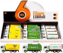 Opakowanie Auto metalowe ciężarowe 12cm