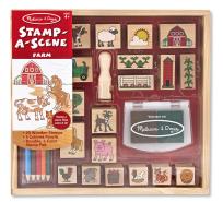 Opakowanie Drewniane Stempelki Farma