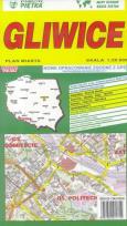 Opakowanie Gliwice 1:20 000 plan miasta PIĘTKA