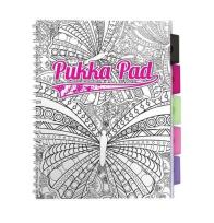 Opakowanie Kołozeszyt Pukka Pad Project Book colour in & personalise a4 200k linia  8230-per