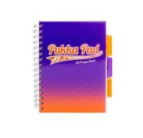 Opakowanie Kołozeszyt Pukka Pad Project Book Fusion a5 200k kratka fioletowy 8415-fus