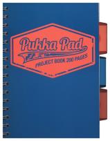Opakowanie Kołozeszyt Pukka Pad Project Book Neon a5 200k kratka niebieski 8419-neo