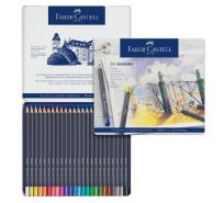 Opakowanie Kredki Goldfaber 24 kol. opak. metal FABER CASTELL