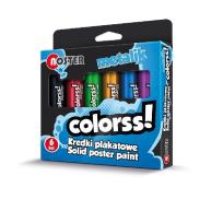 Opakowanie Kredki plakatowe 6kol metalic