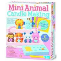 Opakowanie Mini świeczki Zwierzęta 4M