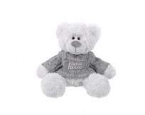 Opakowanie Miś Gaston biały w sweterku 27 cm