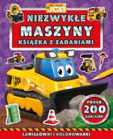 Okładka książki My first JCB Niezwykłe maszyny. Książka z zad.