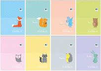 Opakowanie Notes A7/50# Black&Blue kids pastel