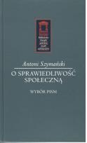 Okładka książki O sprawiedliwość społeczną