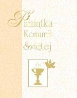 Okładka książki Pamiątka Komunii Świętej (żółta, mały format)