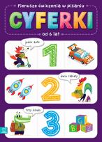 Okładka książki Pierwsze ćwiczenia w liczeniu. CYFERKI. Od 6 lat