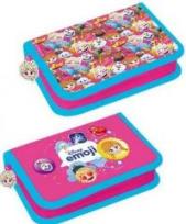 Opakowanie Piórnik Emoji Frozen z wyposażeniem 1 zamek 2 klapy  STK 66-25