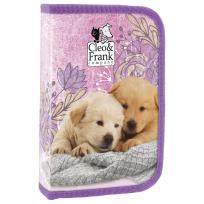 Okładka książki Piórnik z wyposażeniem dwukomorowy Cleo i Frank 17