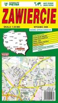 Opakowanie Plan miasta Zawiercie