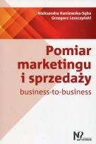 Okładka książki Pomiar marketingu i sprzedaży business-to-business