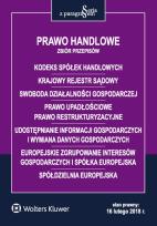 Okładka książki Prawo handlowe Zbiór przepisów