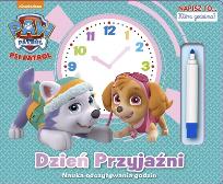 Okładka książki 'Psi Patrol. Napisz to... która godzina?  Dzień przyjaźni'