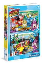 Opakowanie Puzzle 2x20 Mickey and the Roadster Racers