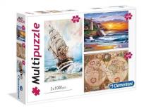 Opakowanie Puzzle 3x1000 Adventure