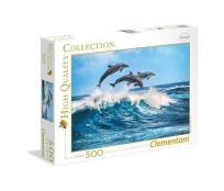 Okładka książki Puzzle 500 Dolphins