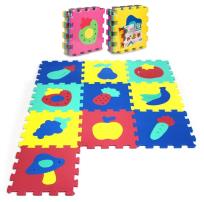 Opakowanie Puzzle piankowe 10 elementów Owoce i warzywa