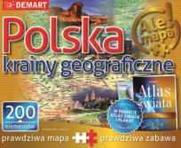 Okładka książki Puzzle: Polska-krainy geograficzne+atlas