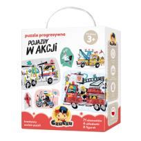 Opakowanie Puzzle progresywne Pojazdy w akcji