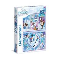 Opakowanie Puzzle SuperColor Olaf's Frozen Adventure 2x20
