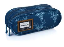 Opakowanie Saszetka piórnik na dwa zamki XL HD-102 Head 2