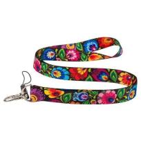 Opakowanie Smycz do kluczy - łowicka czarna 2cm FOLKSTAR