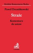 Okładka książki Straże Komentarz do ustaw