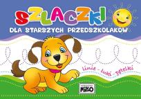 Okładka książki Szlaczki dla starszych przedszkolaków