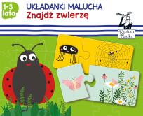 Okładka książki Układanki malucha Znajdź zwierzę