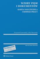 Okładka książki Wzory pism i dokumentów Karta Nauczyciela i Kodeks pracy