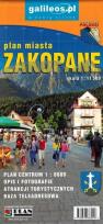 Okładka książki Zakopane 1:11 500 plan miasta