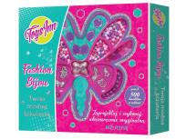 Okładka książki Zestaw koralików różowy Motyl