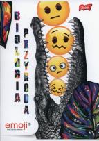 Opakowanie Zeszyt A5 Emoji Biologia w kratkę 60 kartek 10 sztuk