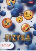Opakowanie Zeszyt A5 Emoji Fizyka w kratkę 60 kartek 10 sztuk