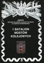 Okładka książki 1 batalion mostów kolejowych