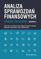 Okładka książki Analiza sprawozdań finansowych Wybrane zagadnienia
